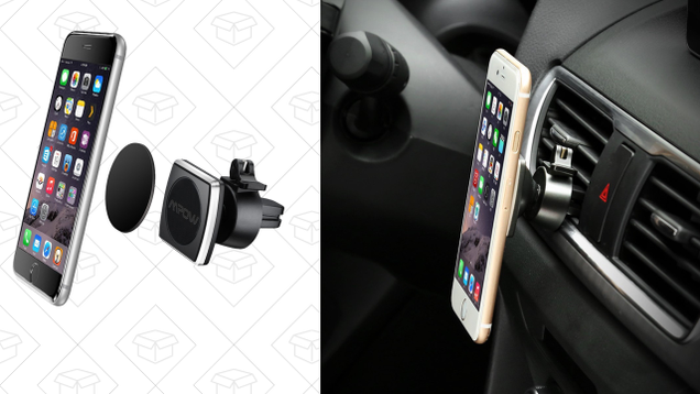 Mpow Magnetic Car Phone Mount | $6 | Amazon